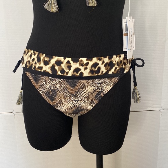 BLEU Rod Beattie Python/Leopard Print Bikini 2 Piece Swimsuit Size 12 NWT. - Picture 4 of 11